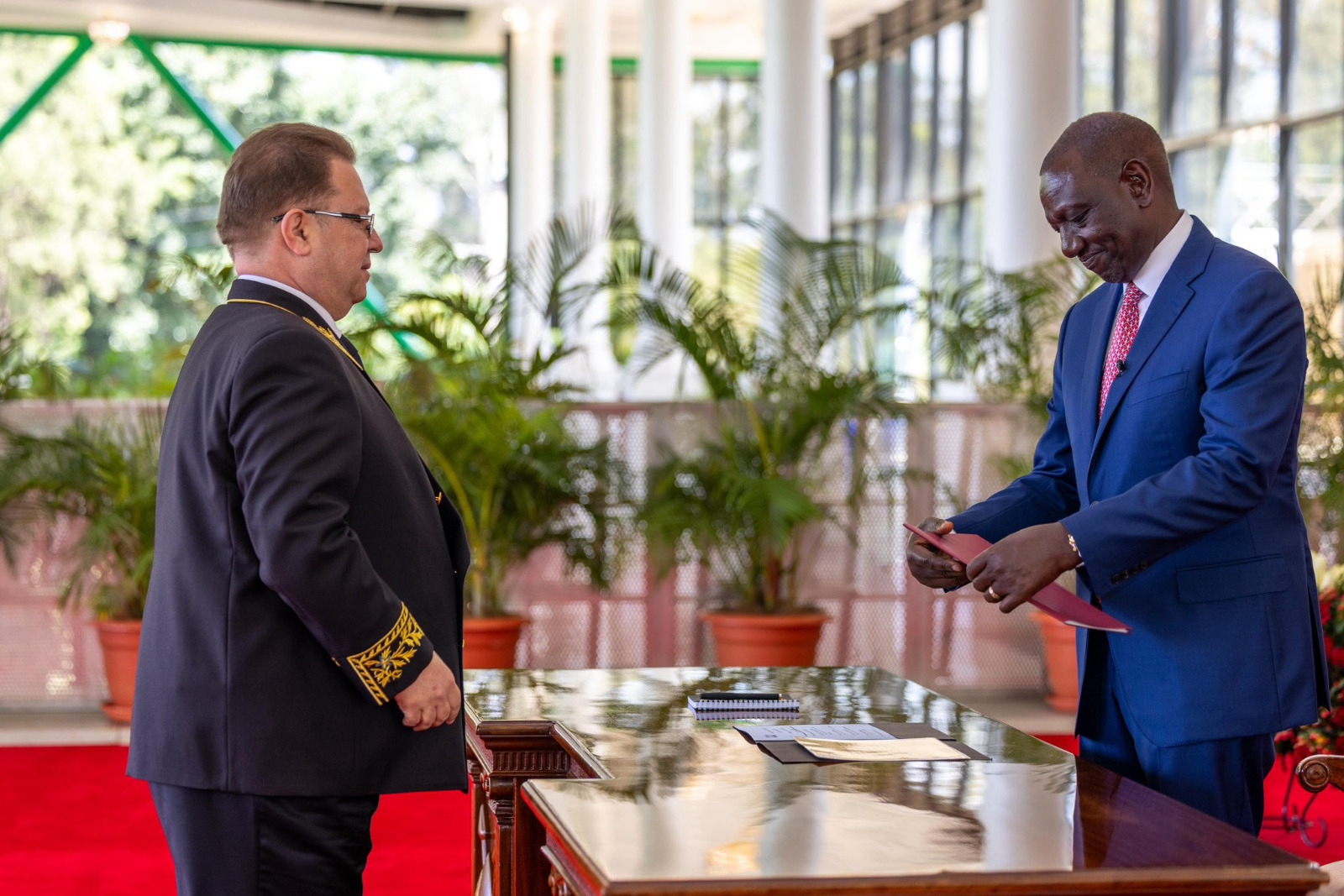 Russia’s new envoy presents credentials to Ruto