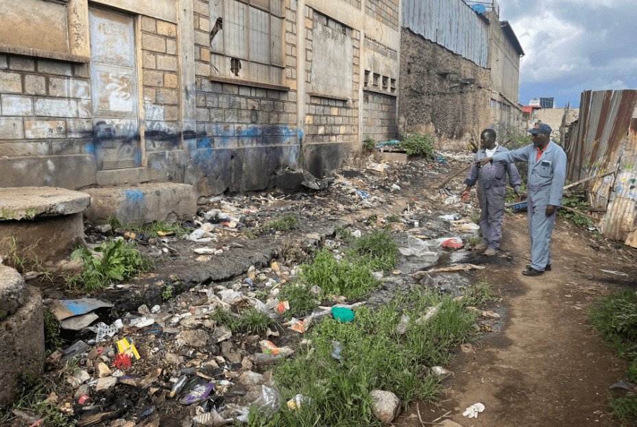 Eldoret traders fear for their health due to open sewers