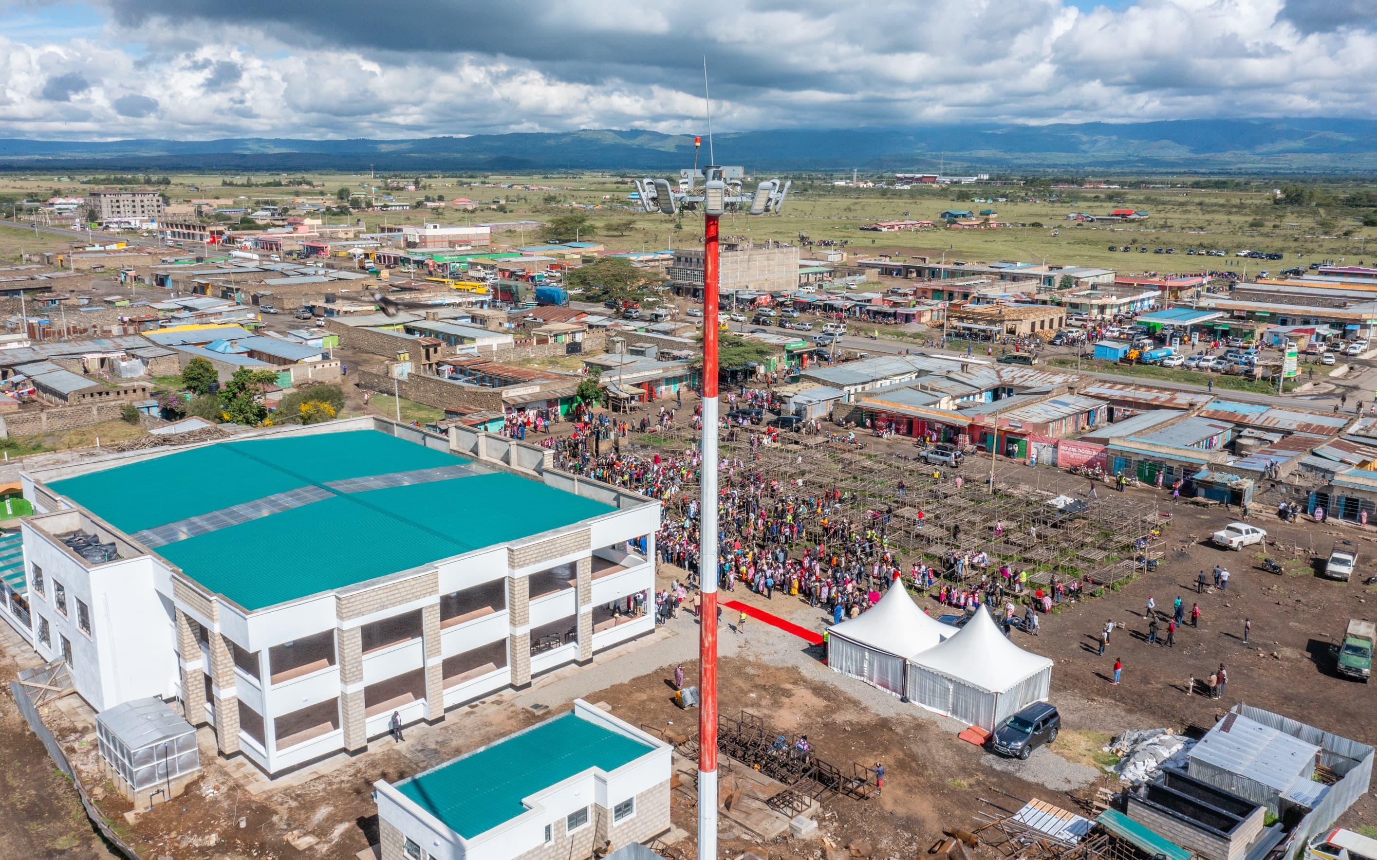 PHOTOS: Ruto commissions Sh56 million Suswa ESP Market in Narok