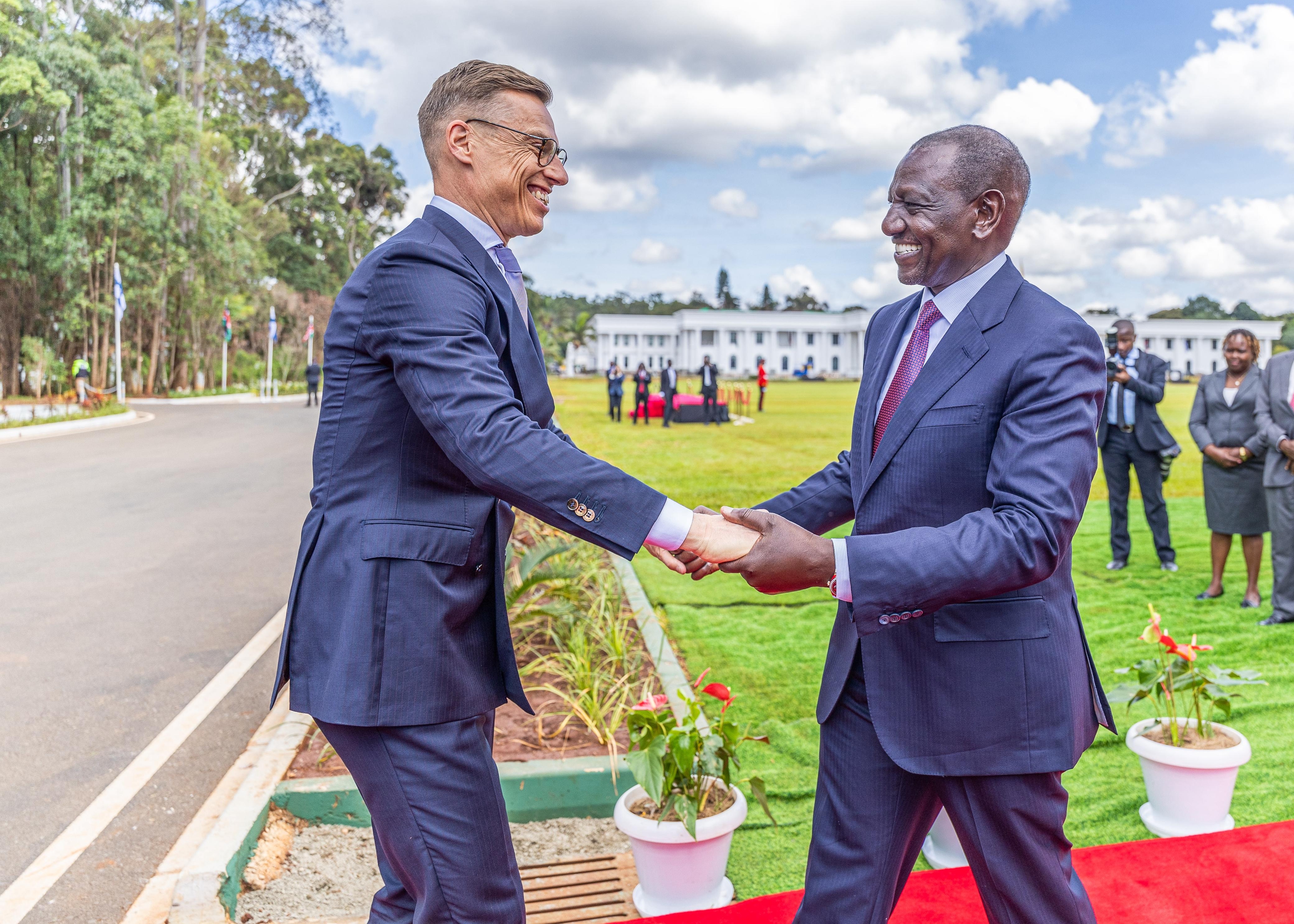 PHOTOS: Ruto hosts Finnish President Stubb at State House