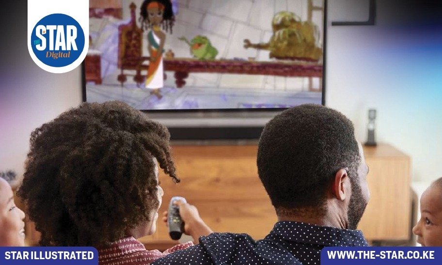 What time do Kenyans mostly watch TV
