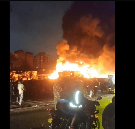 Fire erupts in Gikomba as traders count losses