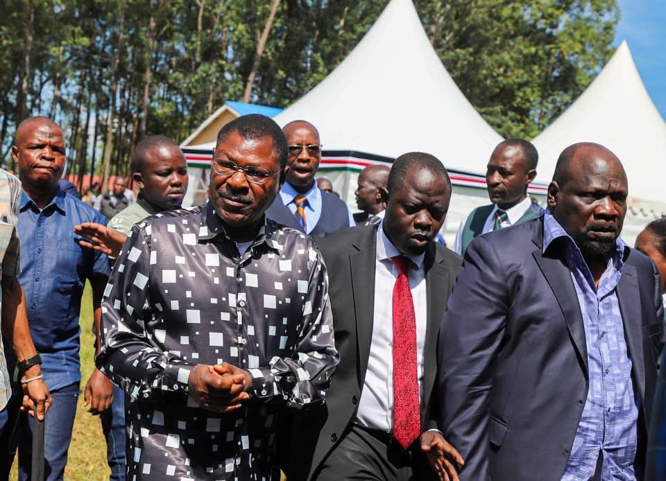 Burial service for MP Ong'ondo Were underway