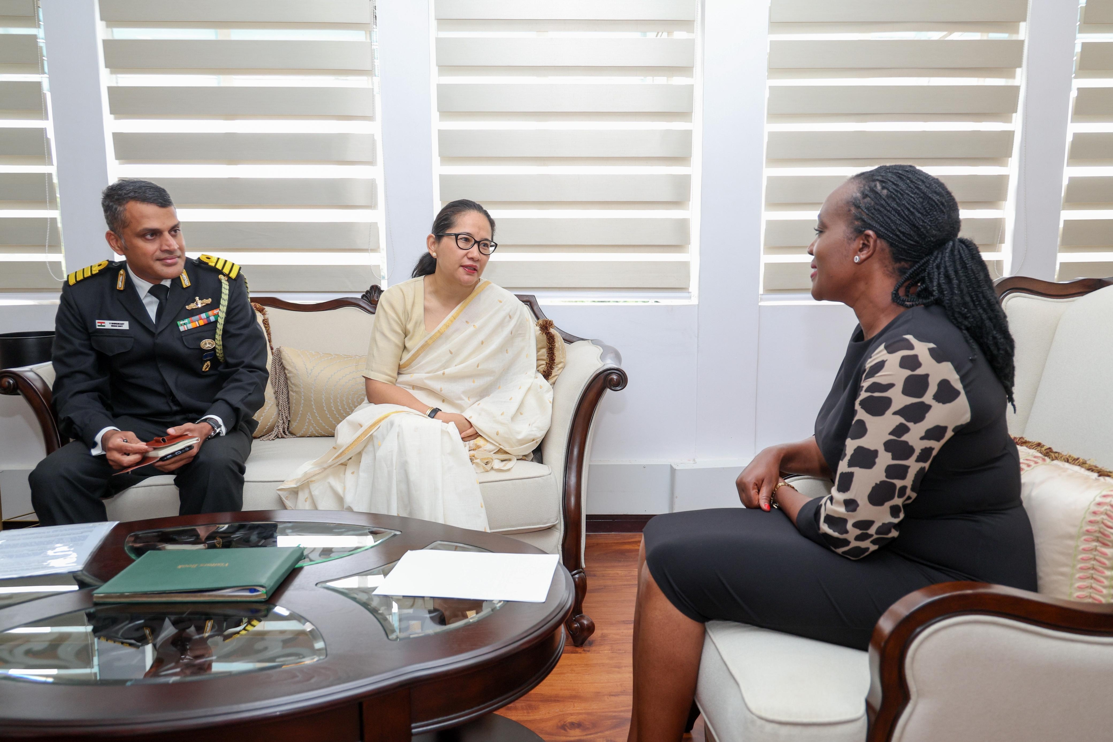 [PHOTOS] CS Tuya bids farewell to Indian High Commissioner