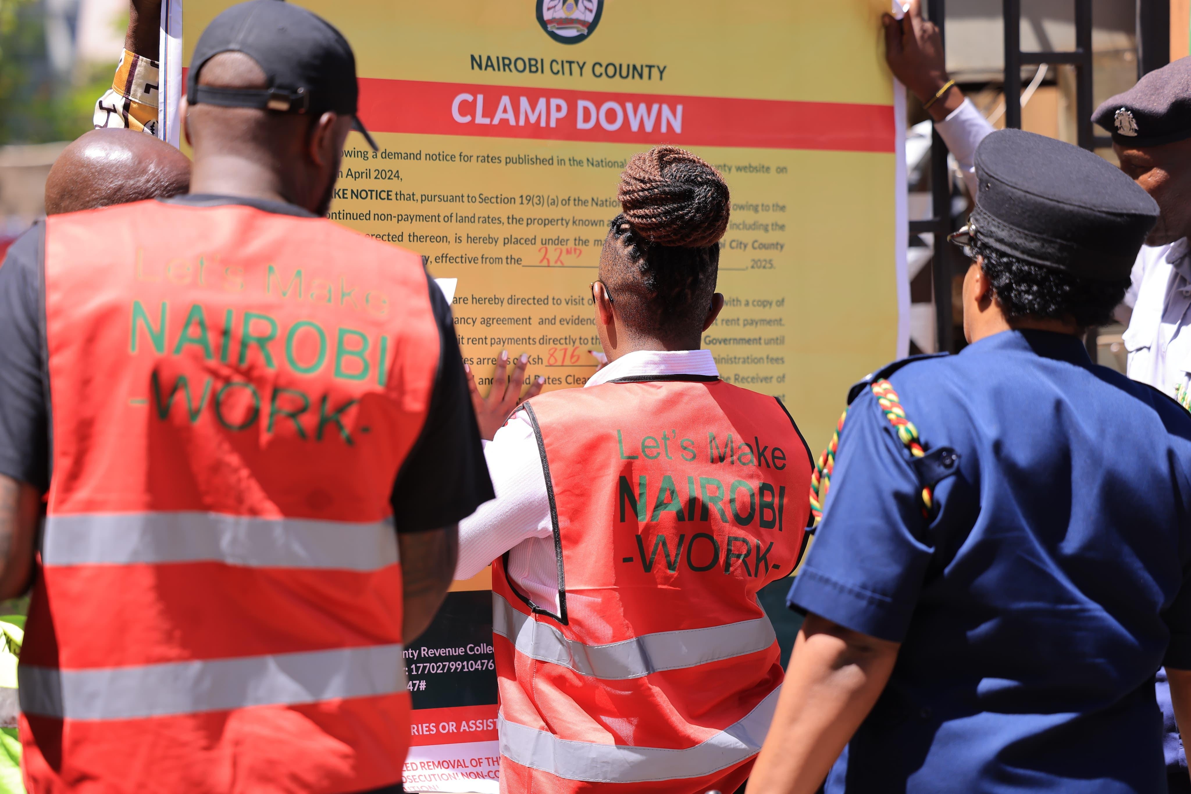 Over 1,927 Nairobi buildings clamped in Sh50bn land rates crackdown