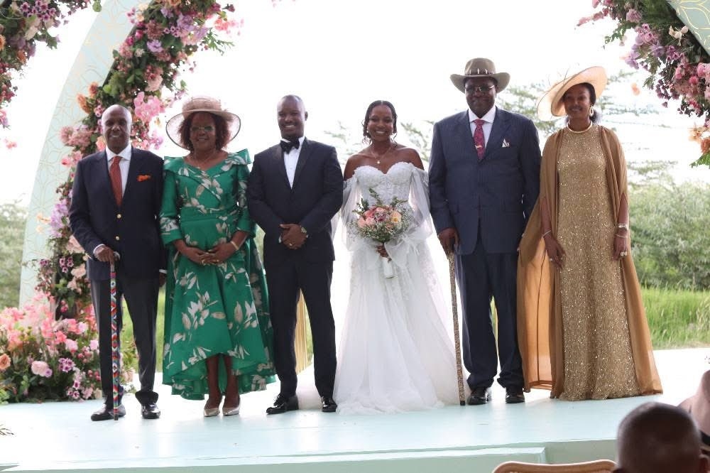 [PHOTOS] Pomp as Gideon Moi's son weds