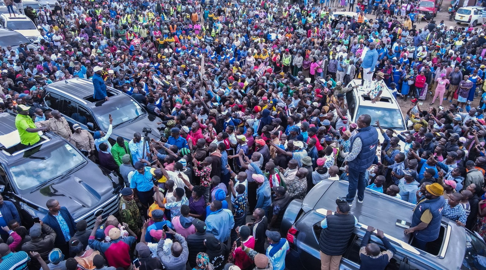 [PHOTOS] Kalonzo,  Gachagua storm Ukambani for rallies