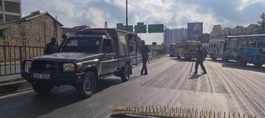 Not today! PSVs blocked from Nairobi CBD