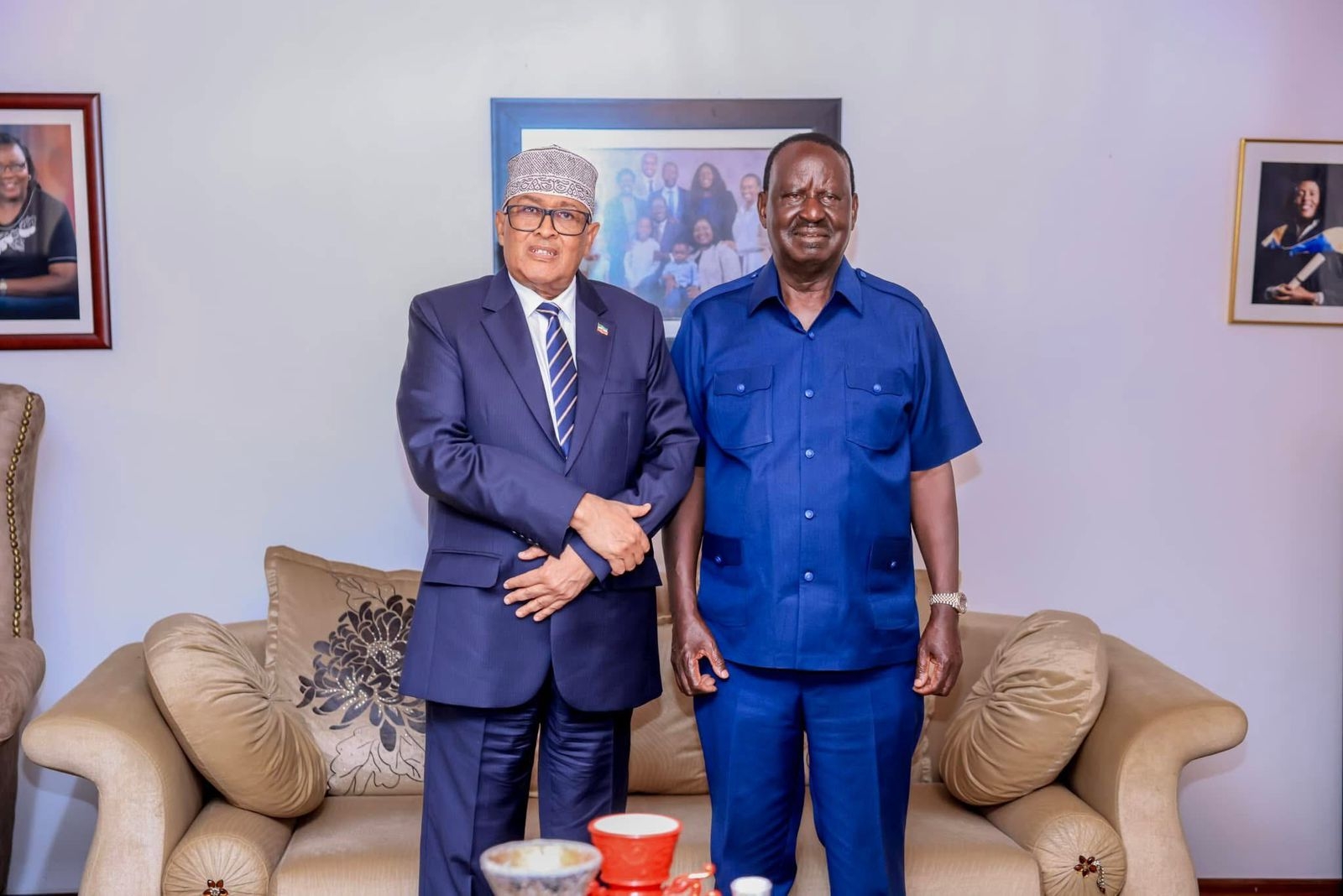 [PHOTOS] Raila hosts Somaliland President