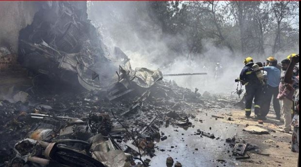 Plane with 242 people crashes after take-off in India