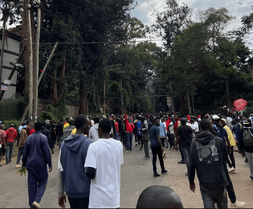 Gen Z protesters storm State House Road