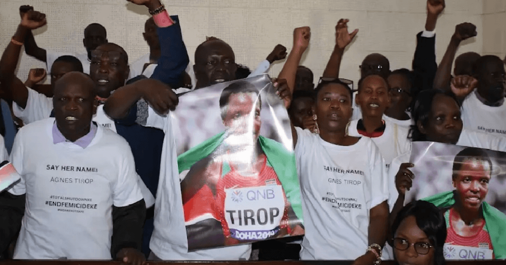 Court drama as Agnes Tirop family protests delayed murder hearing