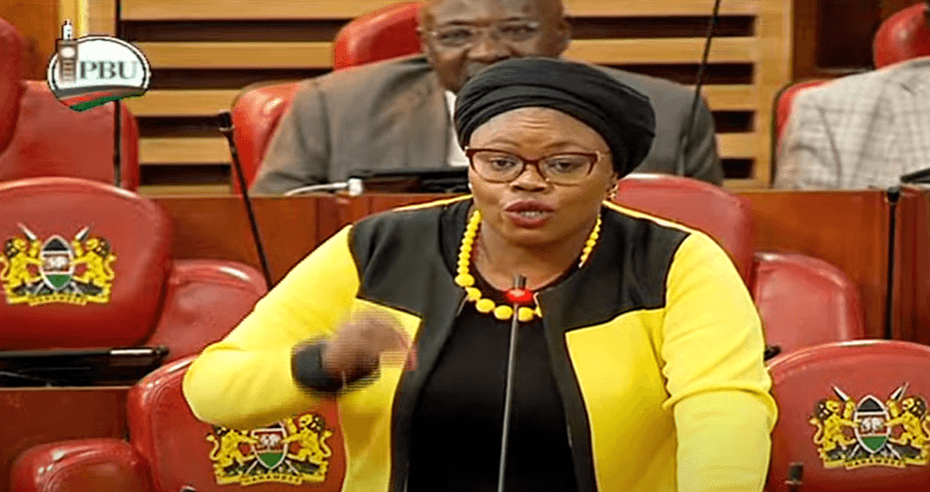 Wamuchomba's yellow dress draws fire from MPs