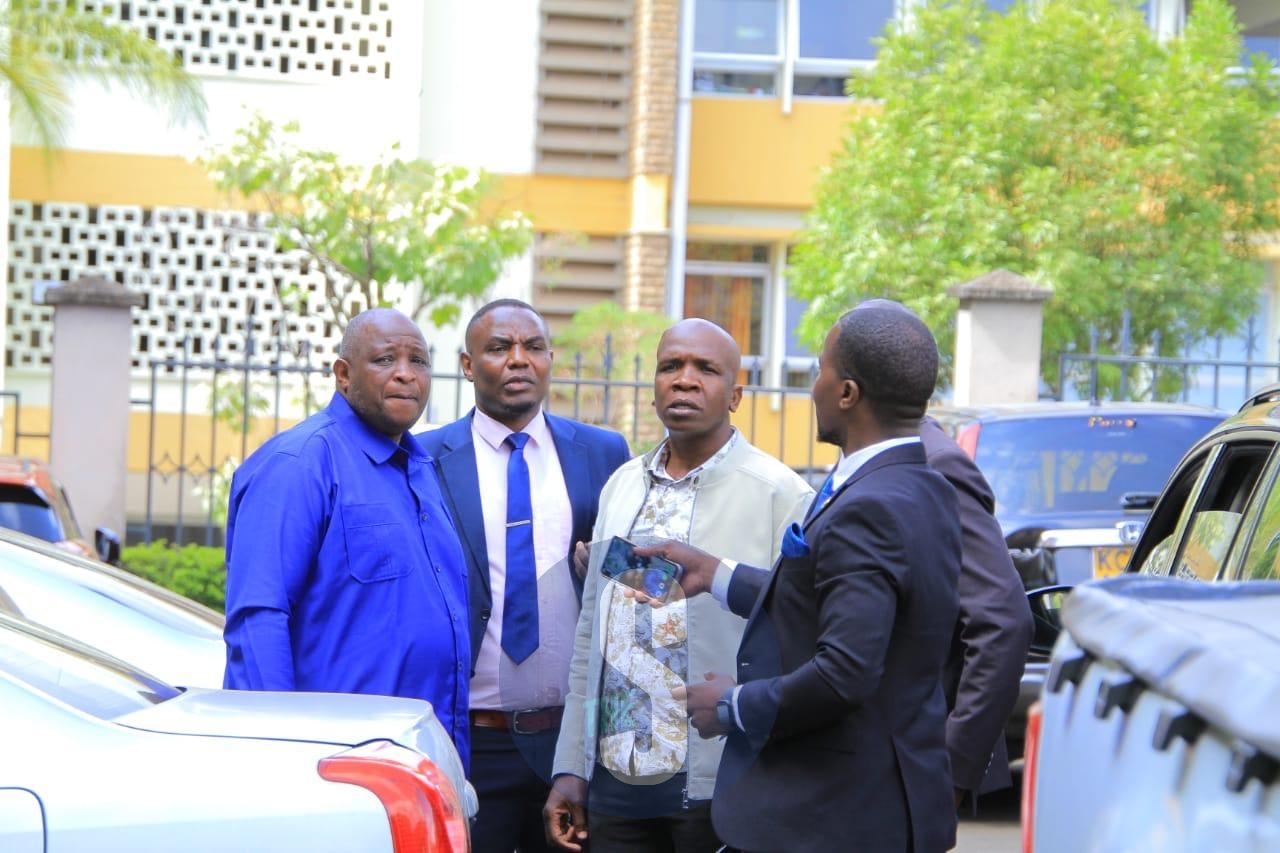 OCS Samson Talam arrives at Milimani Law Courts