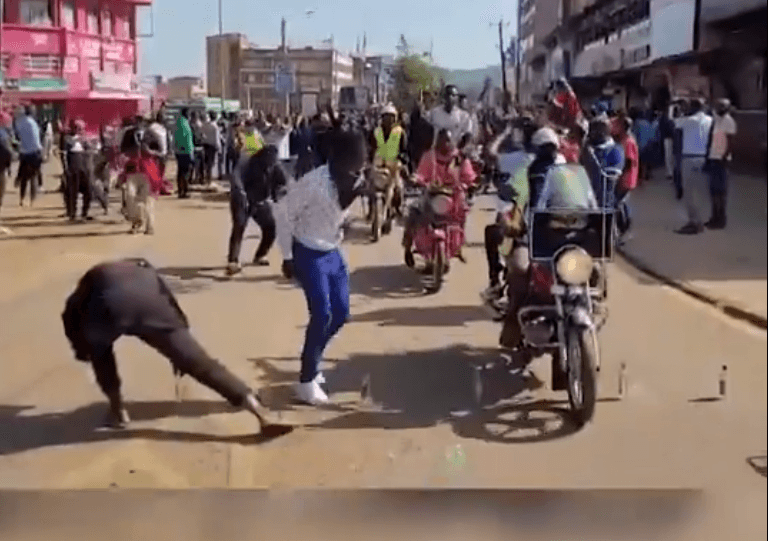 Protests kick off in Kisii as youth trurn up