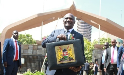 Mbadi breaks tradition, arrives at Parliament without official Passat