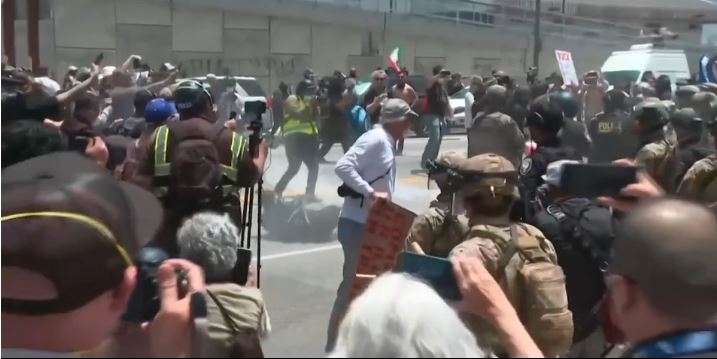 How LA erupted over rumours of immigration raid at a hardware store