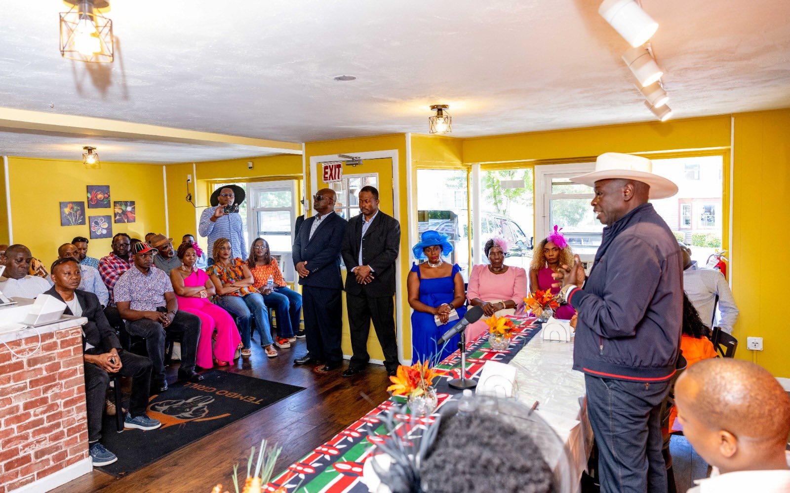 [PHOTOS] Gachagua meets Kenyans in Boston