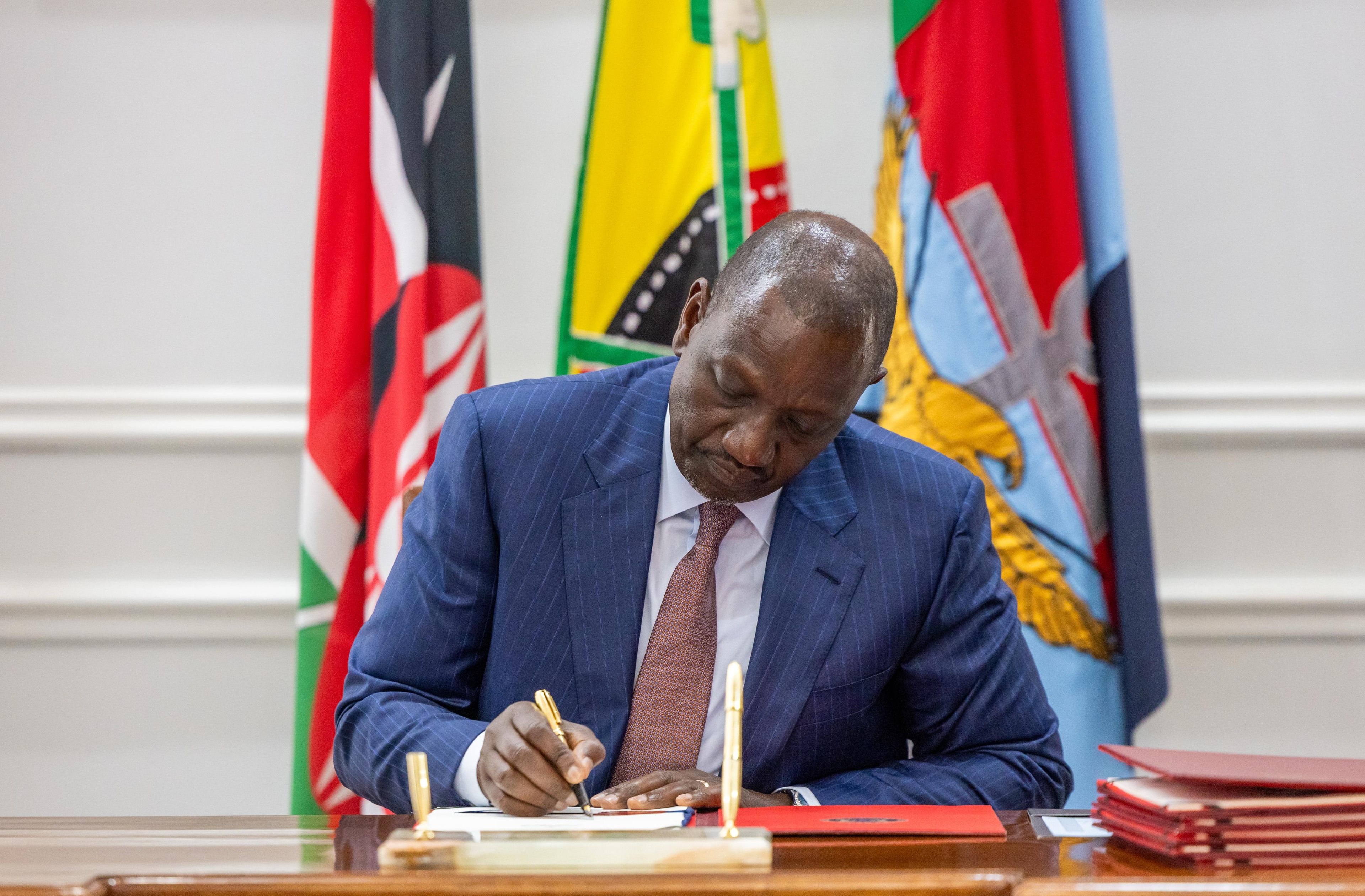 Ruto signs Social Protection, Conflict of interest Bills into law