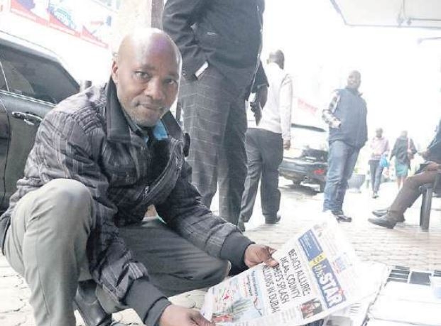 Street loyalist: Vendor Mutero believes the Star keeps digging where others give up