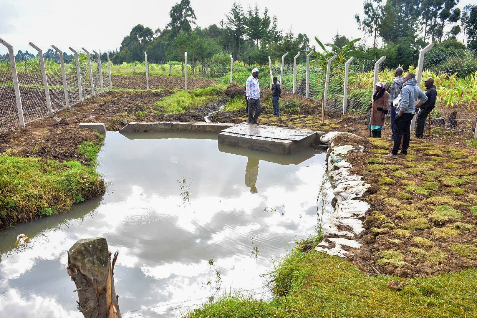 Nyeri rehabilitates springs to boost access to clean water