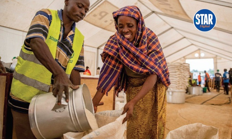 General food rations status for refugees