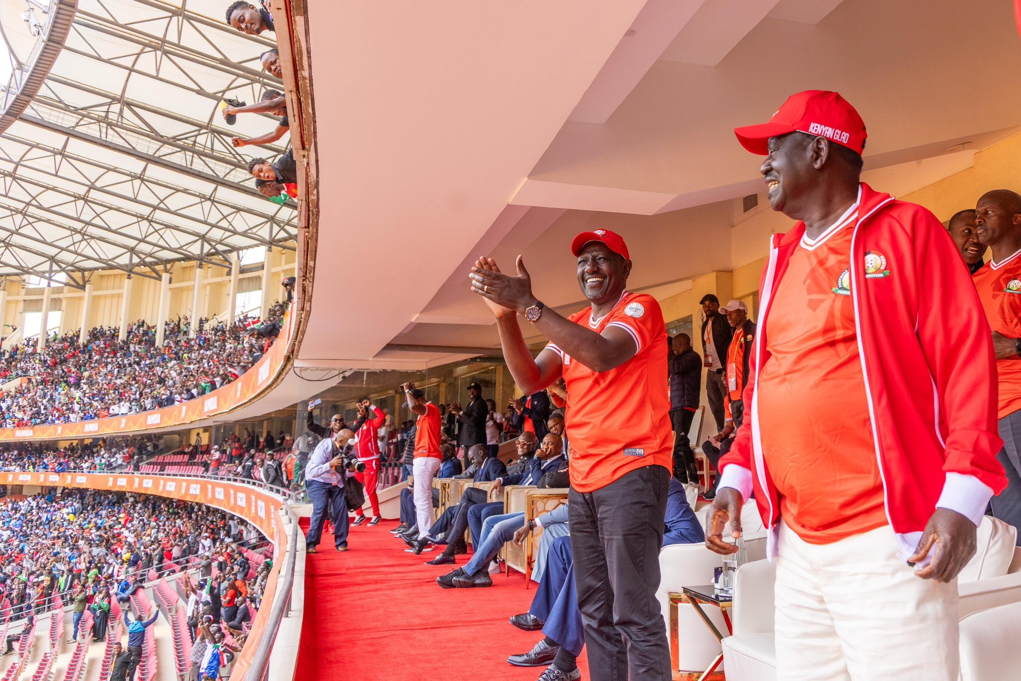 President Ruto urges fans to keep calm as Kenya face Zambia