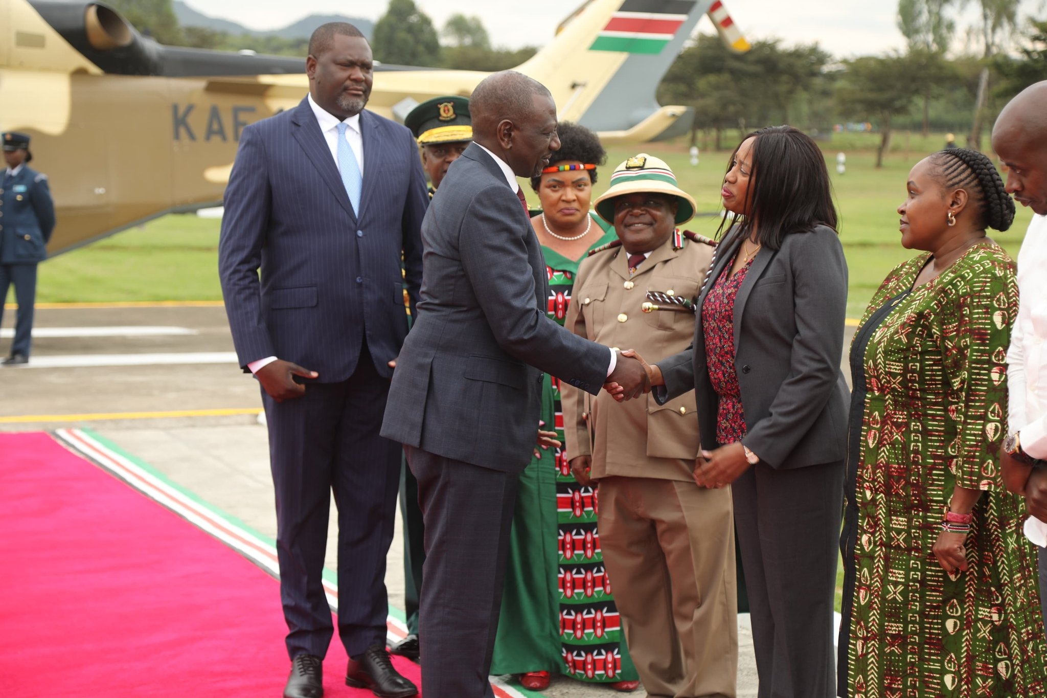 [PHOTOS] Ruto in Gilgil for NYS recruits pass-out parade