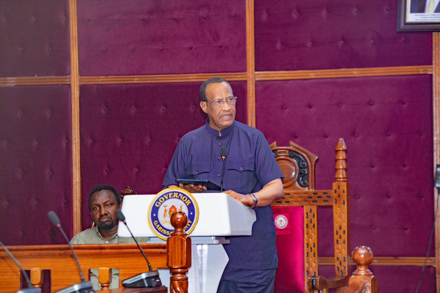 Governor Jama defends track record in state of the county address