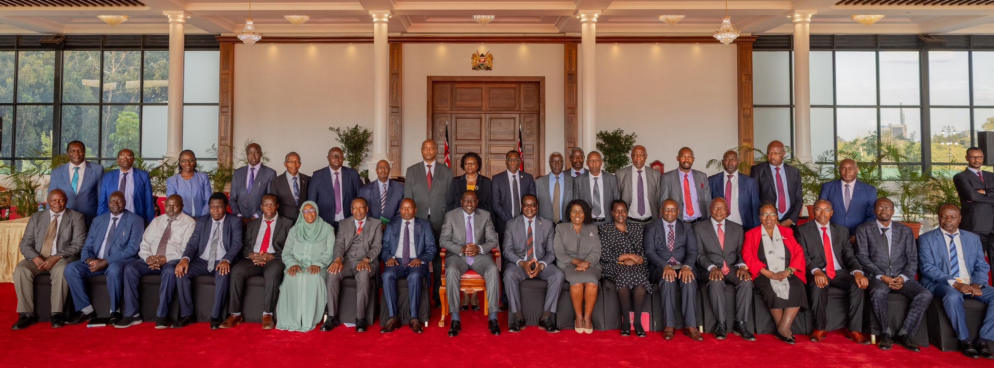 [PHOTOS] Ruto hosts VCs at State House