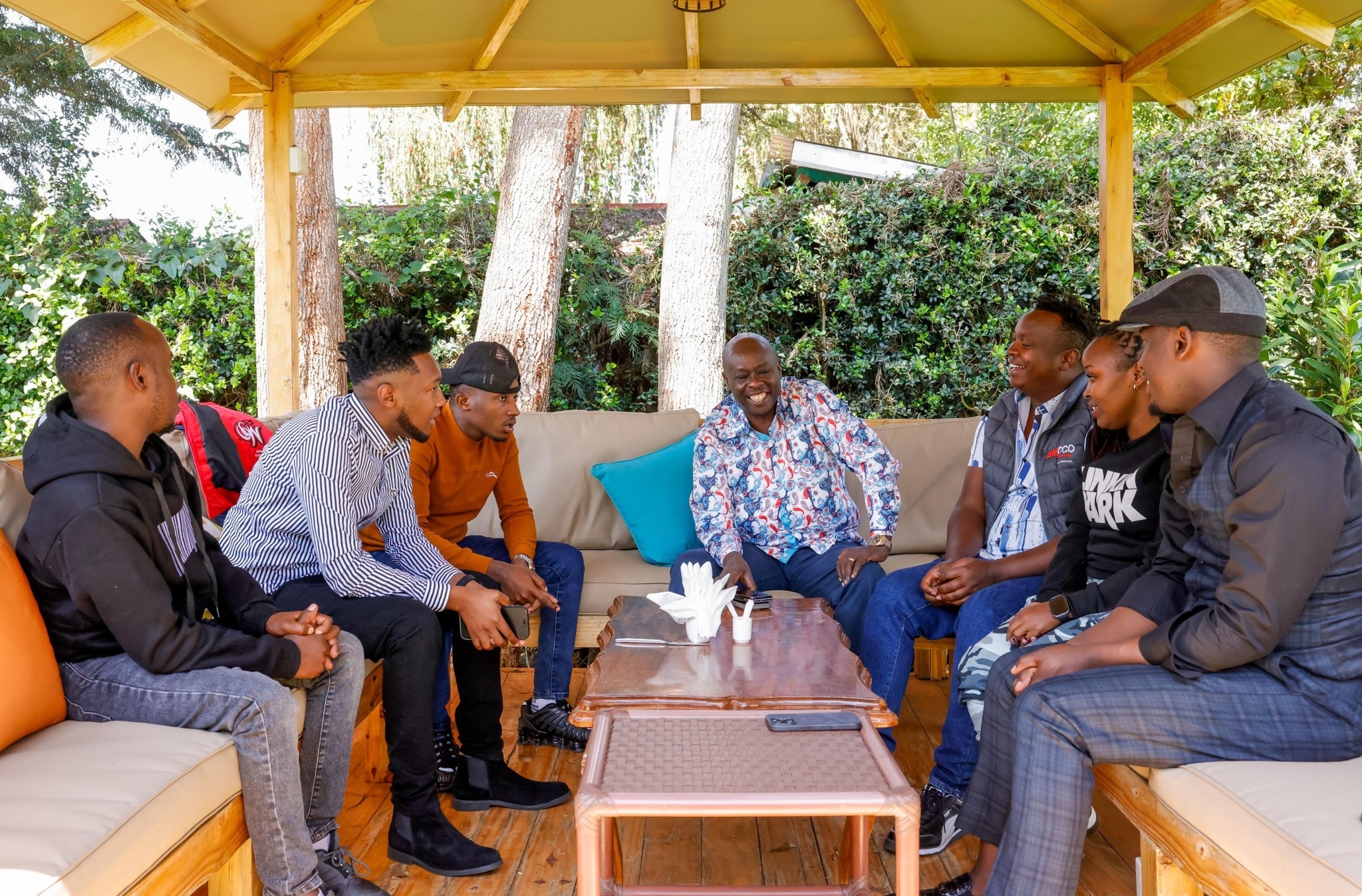 [PHOTOS] Gachagua hosts content creators