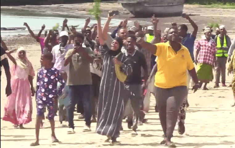 Kilifi fisherfolk protest new fishing laws