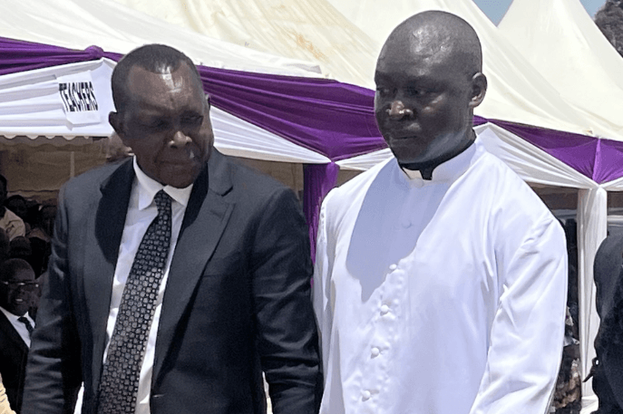 Sudi apologises to priest after clash at aunt's burial