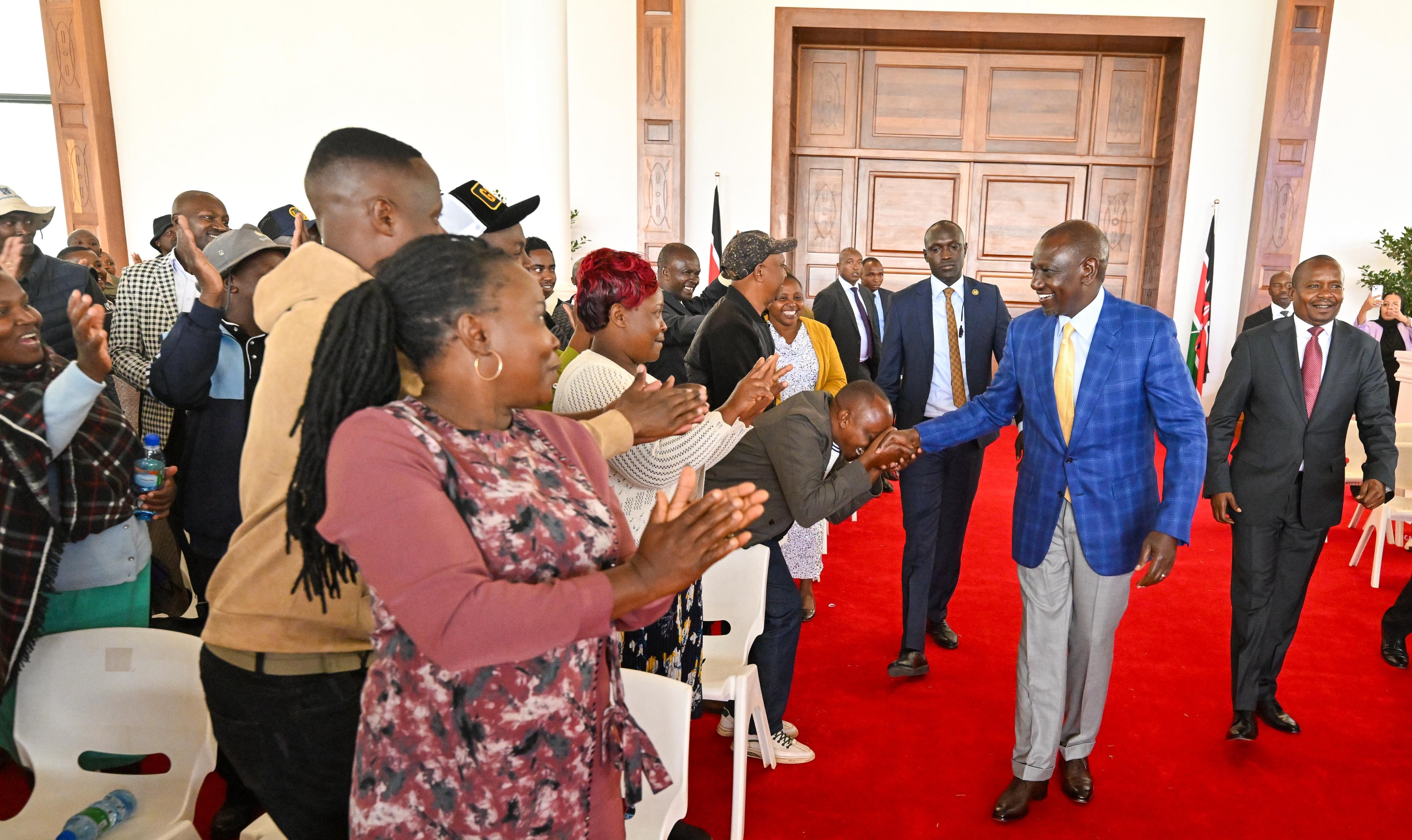 [PHOTOS] Ruto hosts Murang'a grassroot leaders