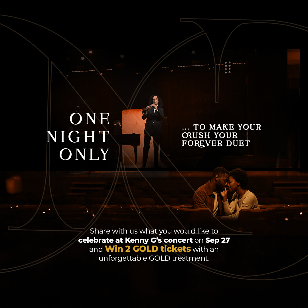 Ticket giveaway: Win 2 Gold tickets to Kenny G's one night only concert