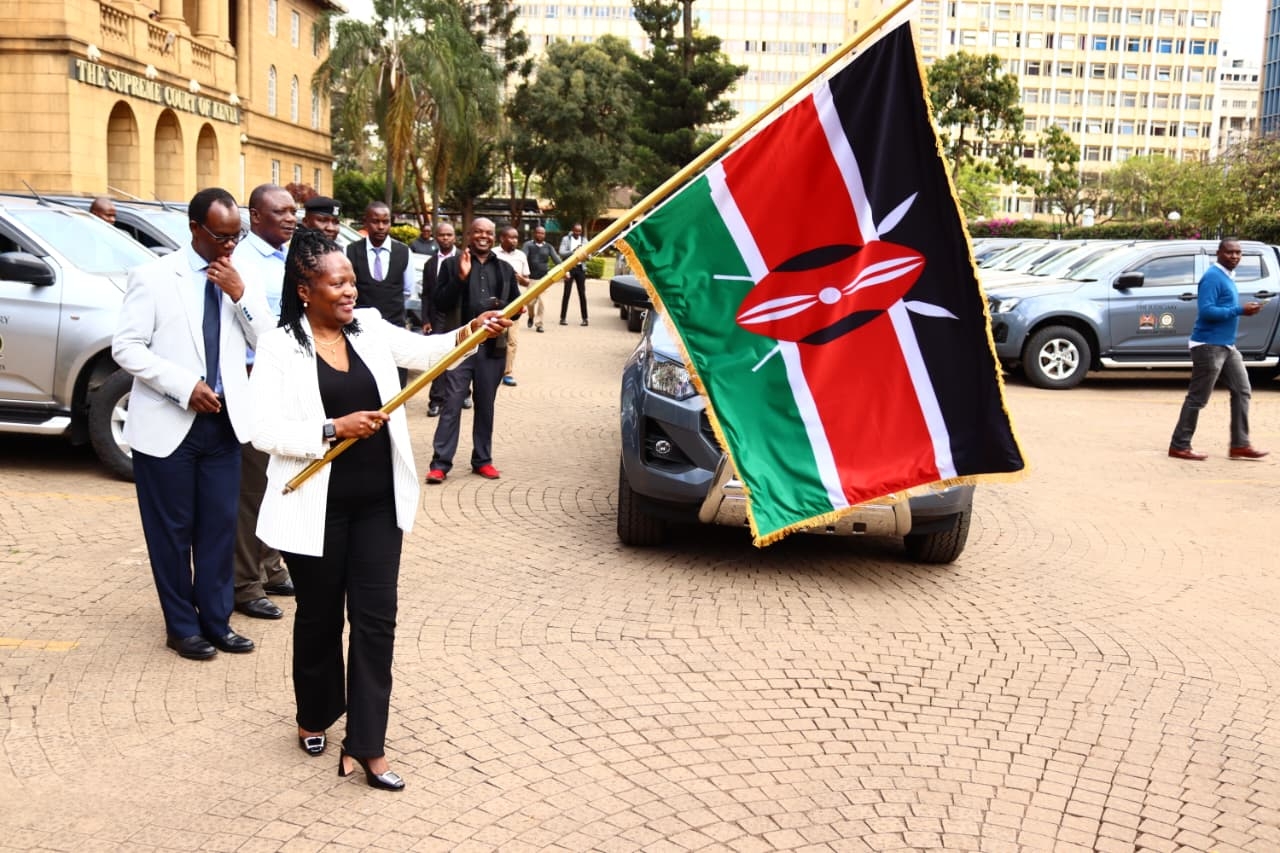 CRJ Mokaya flags 20 vehicles to boost access to justice