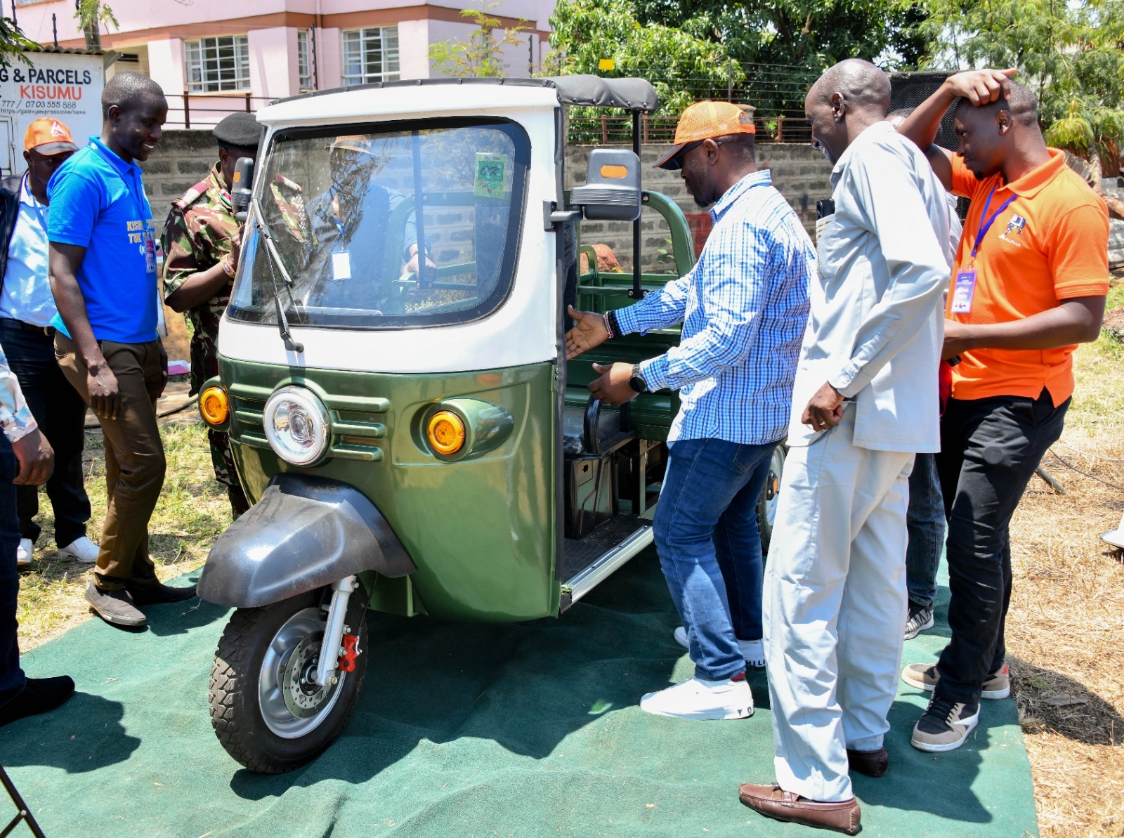 [PHOTOS] Tuk-Tuk operators launch electric-powered models in Kisumu