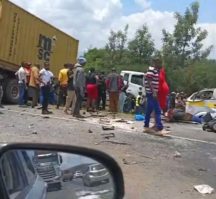 13 feared dead in matatu-lorry crash on Nakuru Highway