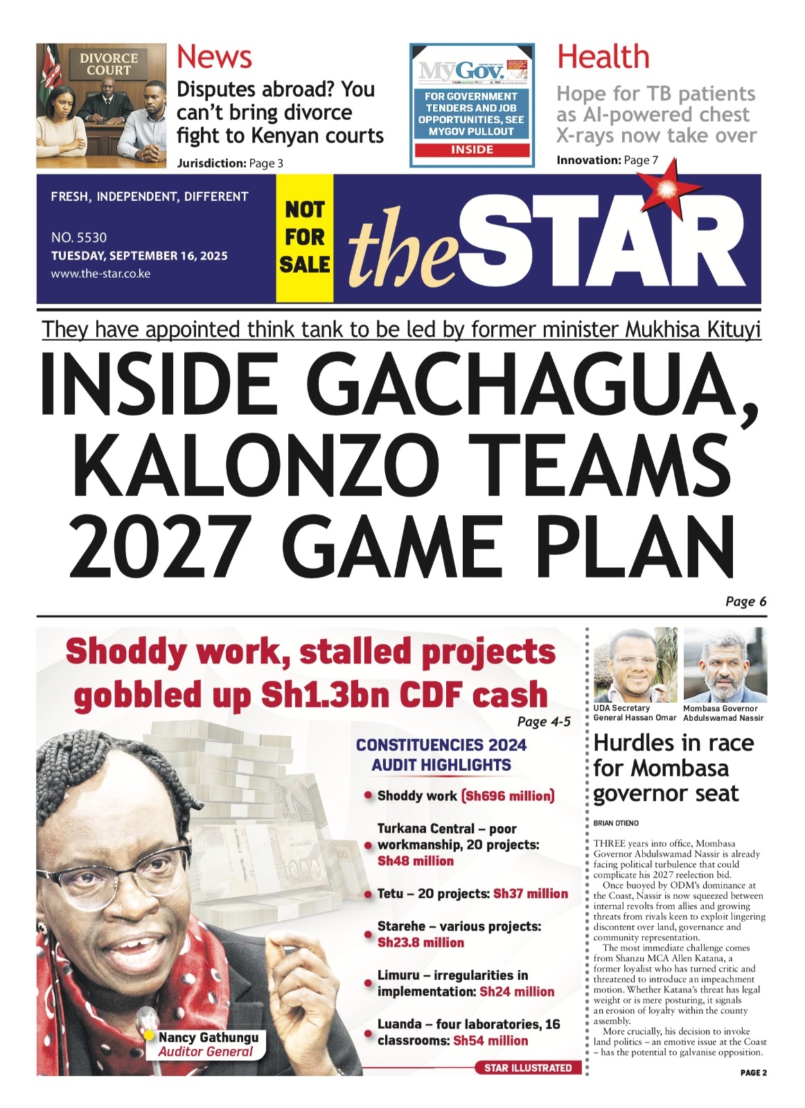 Briefs: Inside Gachagua, Kalonzo 2027 game plan