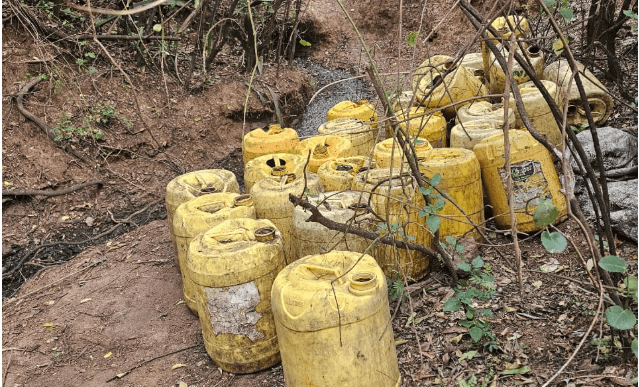 NACADA arrests two suspects, crushes 40,000 litres of illicit alcohol in Kisumu
