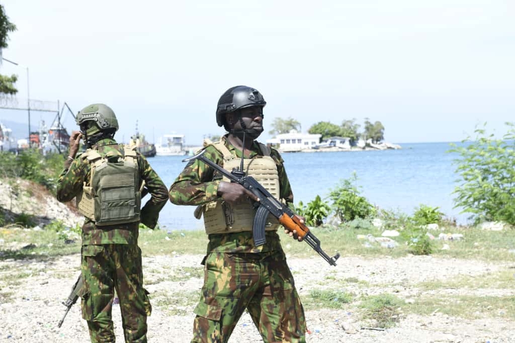 [PHOTOS] Kenyan police in Haiti intensify operation