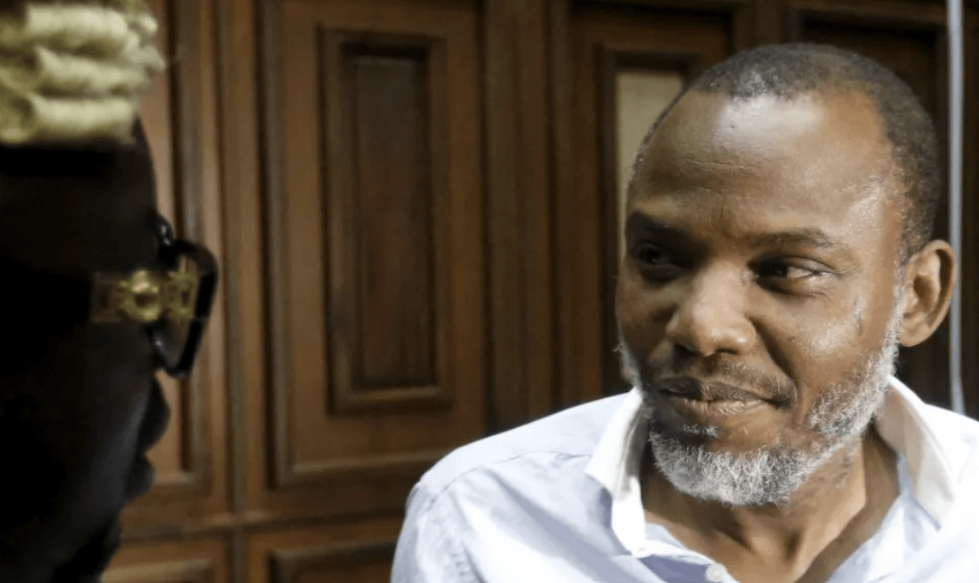 Nigerian separatist leader sacks lawyers at start of his defence in court