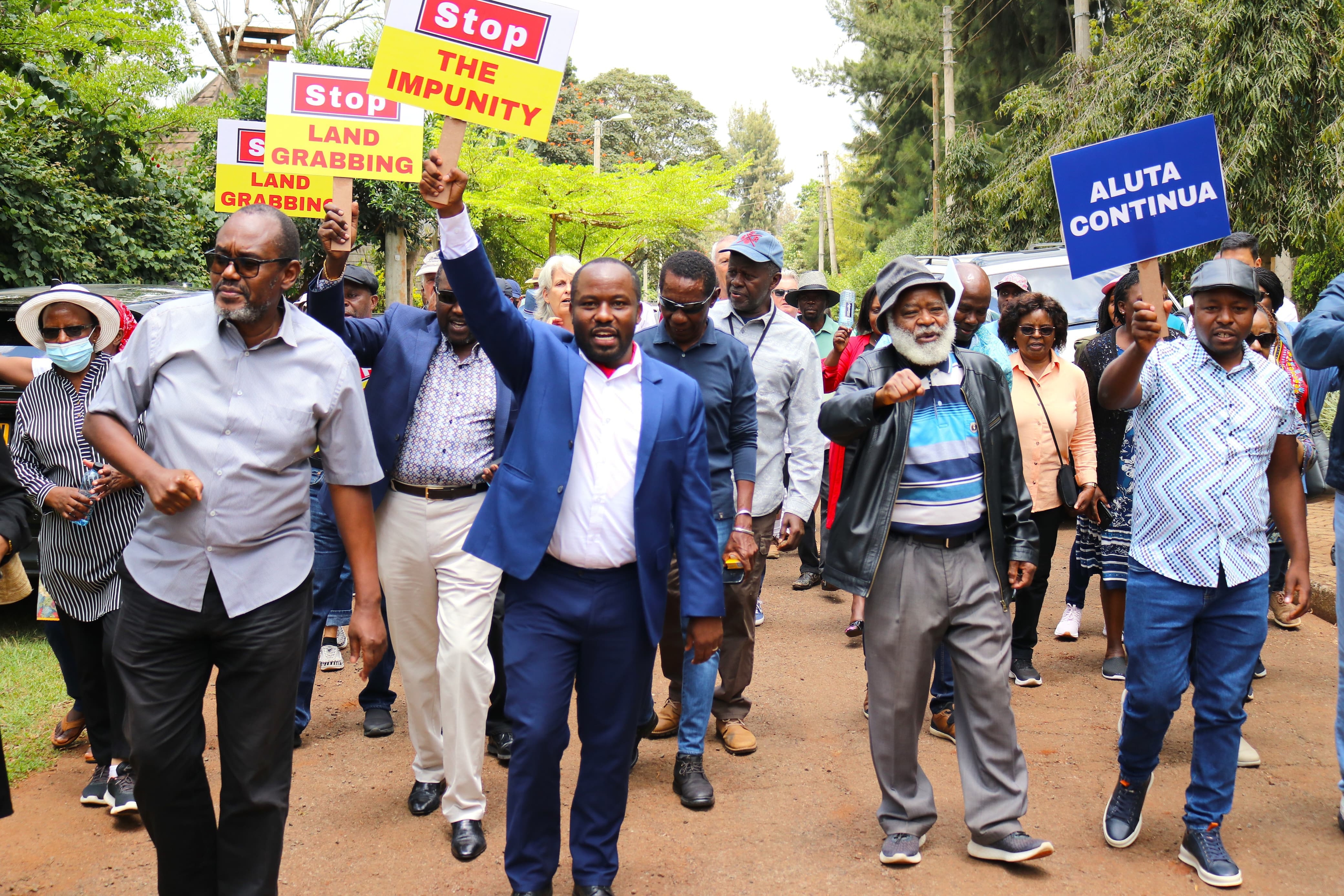 Hands off our park! Runda residents protest alleged land grab