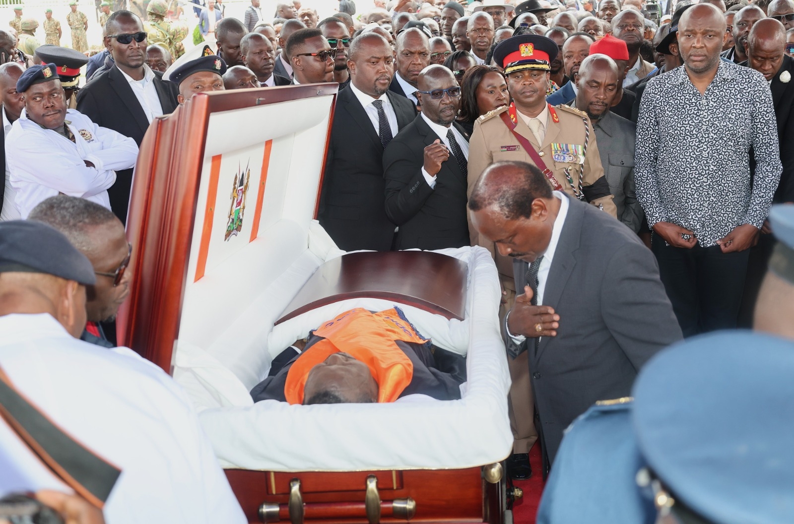 Kalonzo: We were sidelined at Raila's funeral service