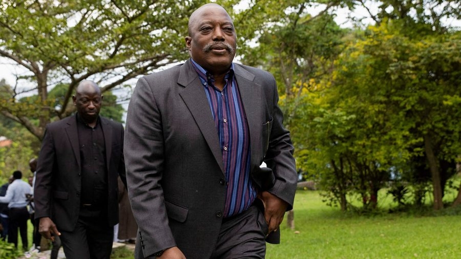 Kabila in Nairobi, meets Tshisekedi opponents