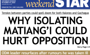 Briefs: Why isolating Matiang'i could hurt opposition
