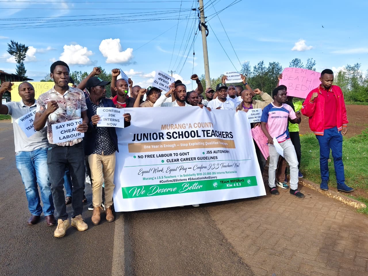 Murang’a JSS tutors want internship plan scrapped