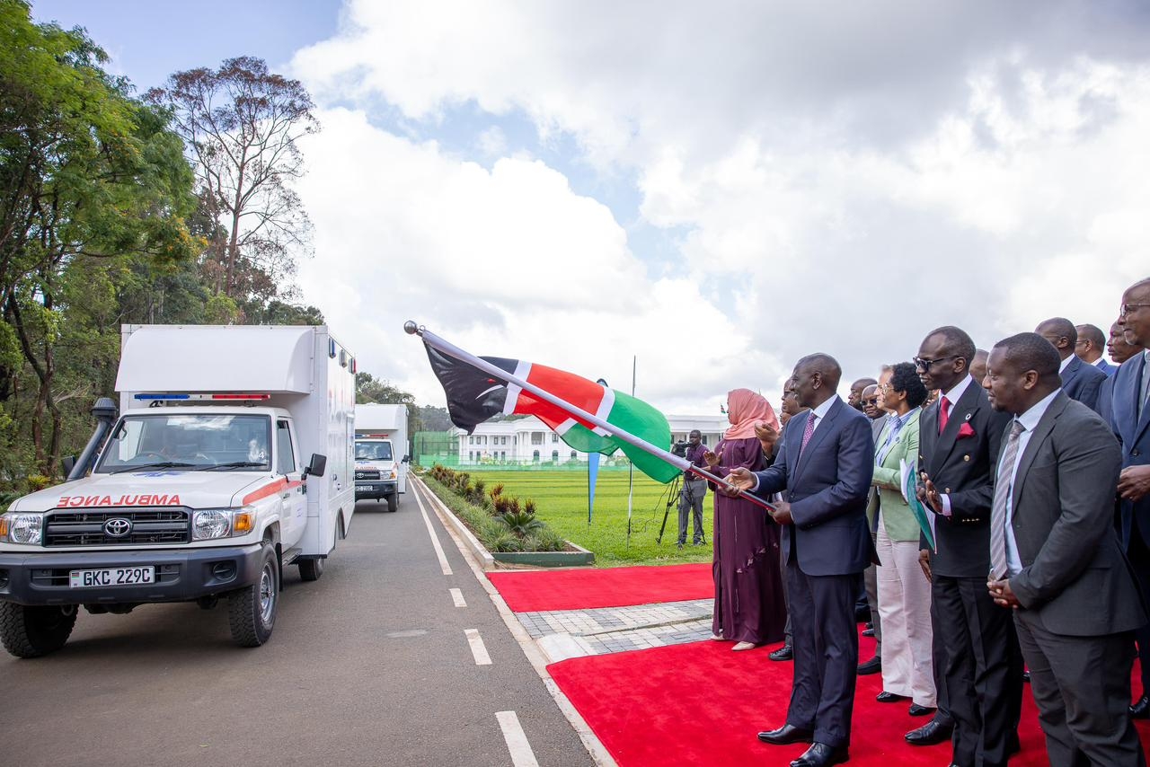 Ruto reaffirms commitment to UHC as WHO donates life-saving resources