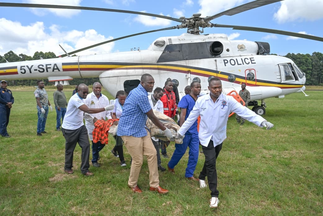 [PHOTOS] Elgeyo Marakwet landslide victims arrive in Eldoret for care