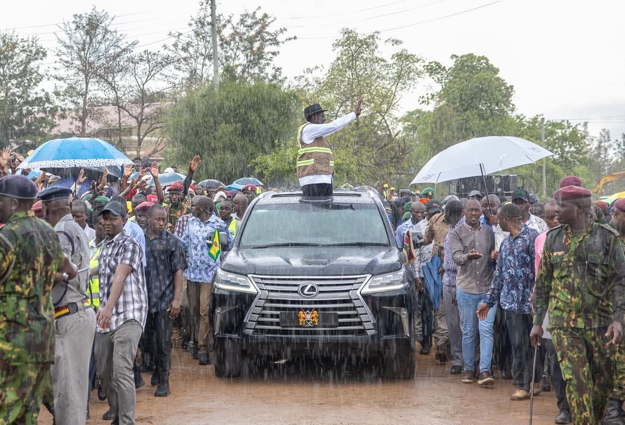 [PHOTOS] Ruto sets camp in Machakos as Ukambani tour enters day three